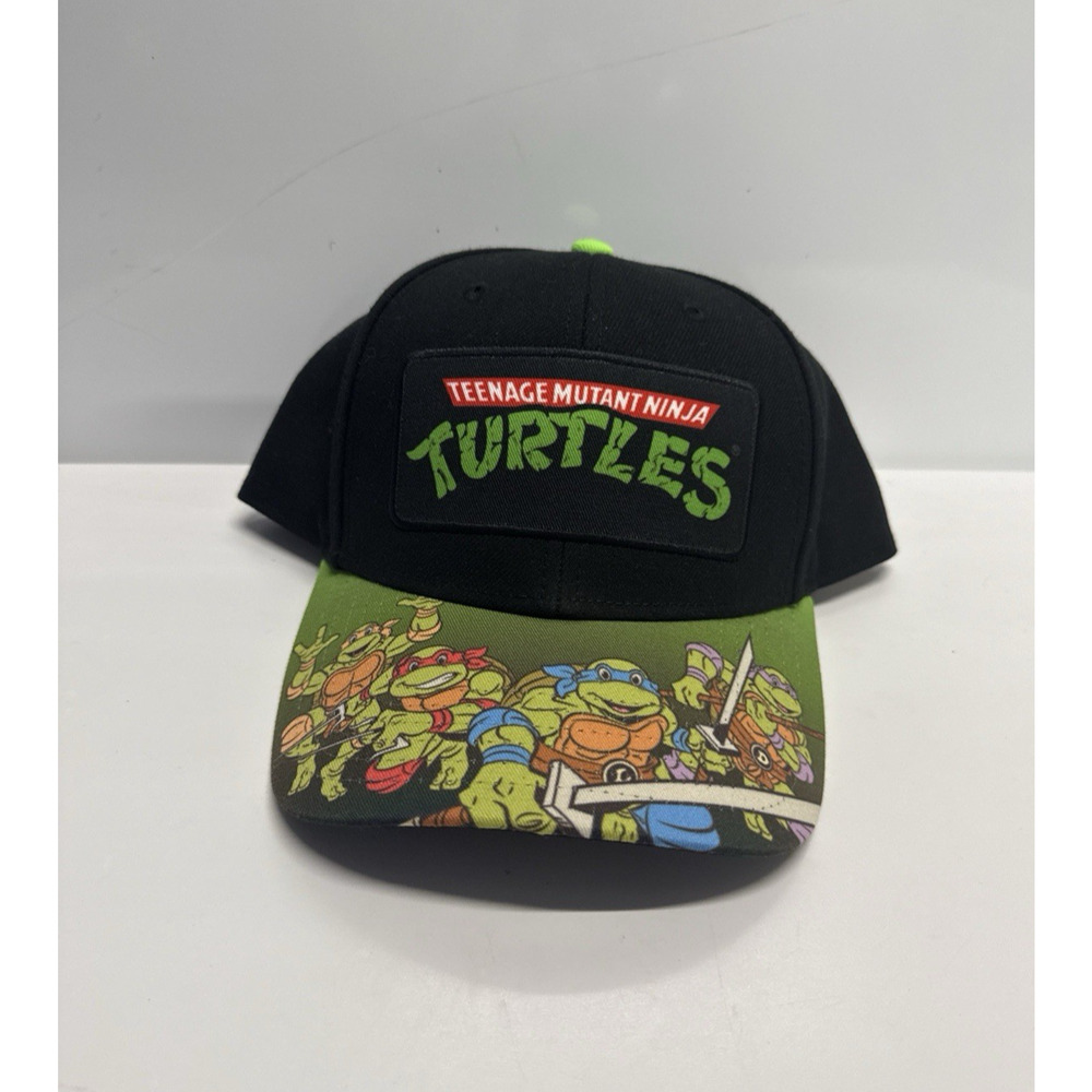 TMNT Teenage Mutant Ninja Turtles One Size Snapback Hat Cap Nickelodeon OSFM